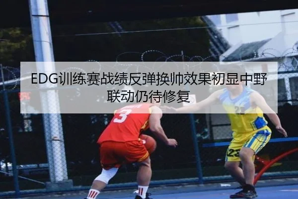 EDG训练赛战绩反弹换帅效果初显中野联动仍待修复